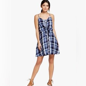 Universal Thread Navy Checkered Mini Dress